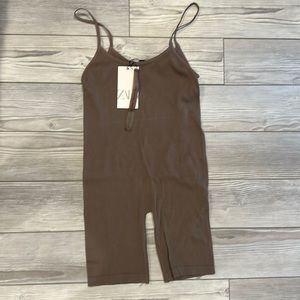 Zara body suit romper contour collection